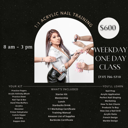 1-ON-1 Weekday Acrylic Class