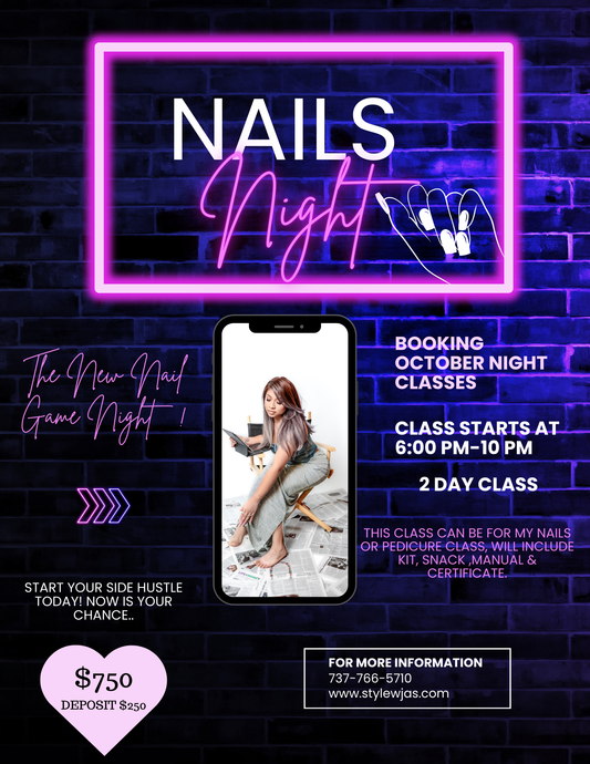 Night Nail 2 DAY Class